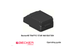 Becker TRAFFIC STAR NAVIGATION Technical data