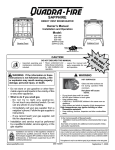 Quadra-Fire Direct Vent Room Heater 839-1440 Owner`s manual