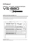 Roland Vs-880 Owner`s manual