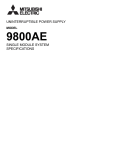 Mitsubishi 9800A Series Specifications