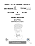 Schwank SCH-90 Series Owner`s manual