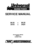 Westerbeke M-30 Service manual