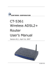 Comtrend Corporation CT-5361 User`s manual