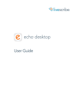 Echo Audio Echo 2 User guide