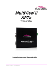 Magenta MultiView II XRTx User guide