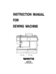 White 212 Instruction manual