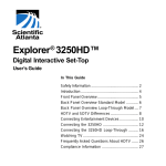 Cisco Explorer 3240HD User`s guide