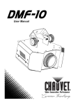 Chauvet DMF-10 User manual