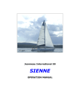Sienne Jeanneau International 50 Instruction manual