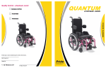 Pride Mobility Quantum litestream junior Owner`s manual