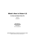 What`s New in Vision 4.5