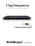 DaySequerra MultiMerge2 User manual