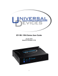 Universal Devices ISY-994i Series User guide