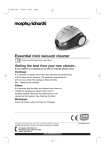 Essential mini vacuum cleaner