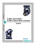Vari Lite VL3000 Series Service manual