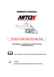 Mitox 4518 Owner`s manual