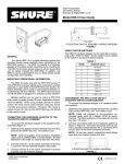 Shure DFR11EQ Version 5 User guide