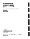 Craftsman 351.217430 Operator`s manual