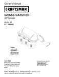 Craftsman 917.249040 Owner`s manual