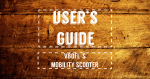 MOOSE V80FL-S User`s guide