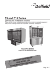 Delfield F15PC72N Installation manual