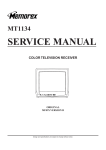 Memorex MT1134 Service manual