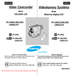 Samsung VP-L850 Specifications