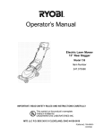 Ryobi 247.370380 Operator`s manual