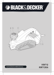 Black & Decker KW712KA Instruction manual