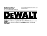 DeWalt DW329 Instruction manual