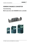 Siemens SINAMICS S120 Operating instructions