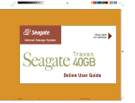 Seagate Travan 40 Tape Drive STT3401A User guide