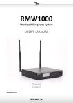 PROEL RMW1000 Specifications