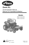 Ariens 915145-Zoom XL 42 Specifications