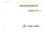 Marantz VP-11S2 User guide