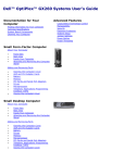 Dell OptiPlex GX260N User`s guide