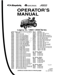 Simplicity TP 100 Operator`s manual