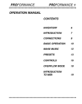 E-Mu B-3 Operating instructions