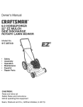 Craftsman 917.387240 Owner`s manual