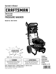 Craftsman 580.752210 Operating instructions