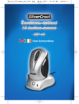 Silvercrest Wireless Optical PC Mouse Specifications