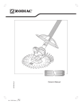 Zodiac B3 Owner`s manual