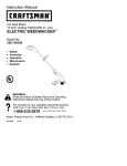 Craftsman 358.745240 Instruction manual