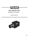 Pulnix TM-200 Instruction manual