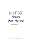 Yeastar Technology MyPBX-SOHO User manual