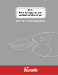 Baumatic BTD1 User manual