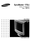 Samsung SyncMaster 3 series User`s manual