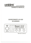 Uniden UH-099 Owner`s manual