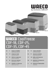 Waeco CF-1 Instruction manual
