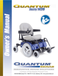 Pride Mobility Quantum Jazzy 1420 Owner`s manual